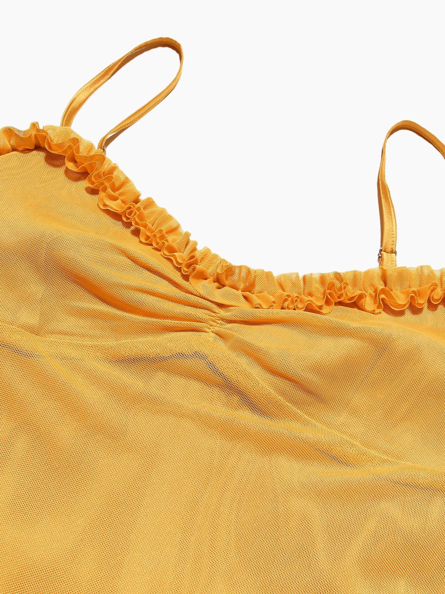 Layla – elegantes Maxikleid mit Volant-Details