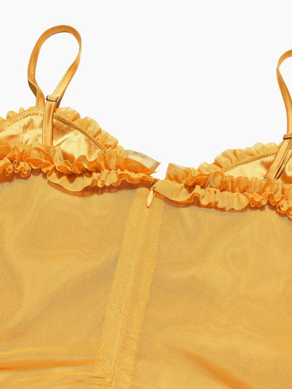 Layla – elegantes Maxikleid mit Volant-Details