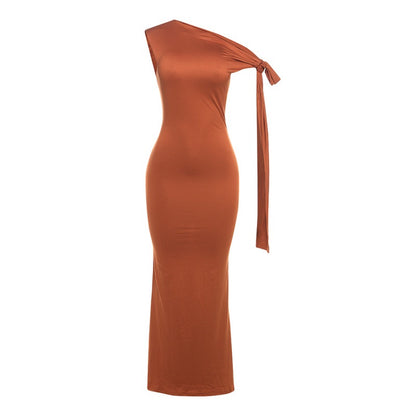 Abeer - One-Shoulder Maxikleid