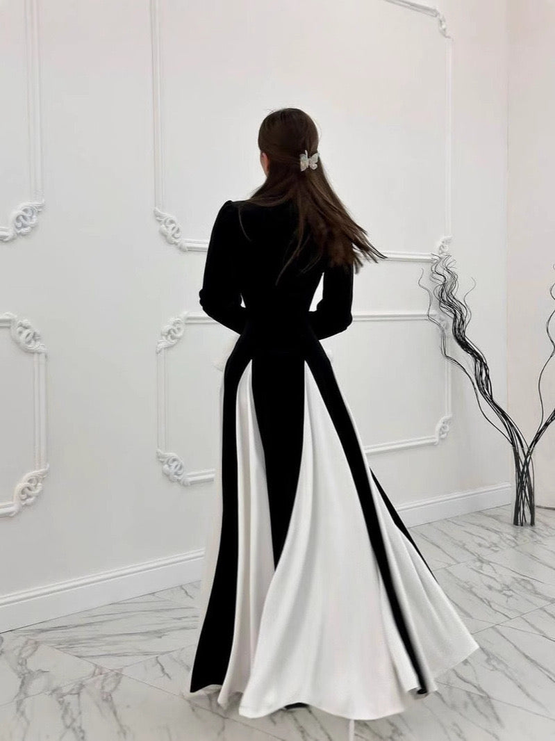 Selma - Langarm Maxidress