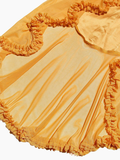 Layla – elegantes Maxikleid mit Volant-Details