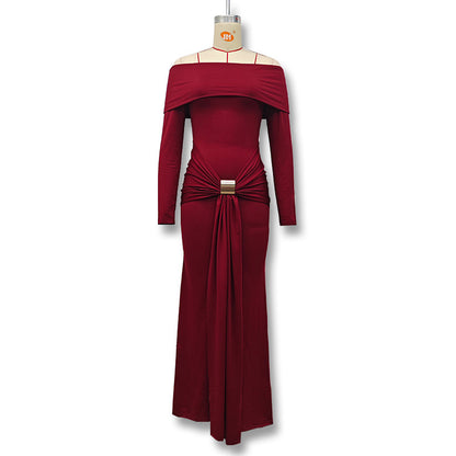 Mira - Off-Shoulder Maxidress