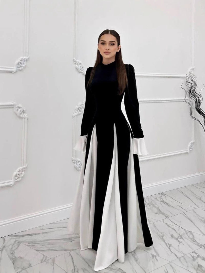 Selma - Langarm Maxidress