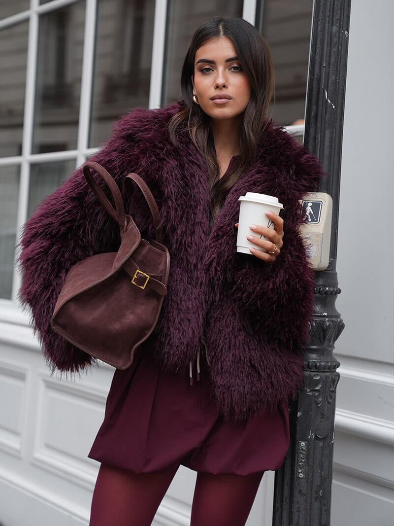 Giulia Wildleder Handtasche