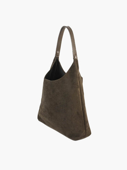 Bianca Wildleder Handtasche