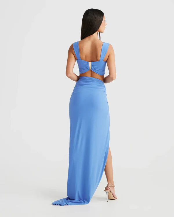 Saphielle Cut-Out Maxi Skirt Set