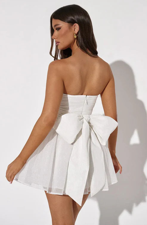 Thalia Bow Back Mini Dress
