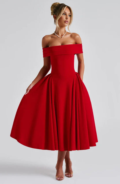 Yara Elegant Midi Dress