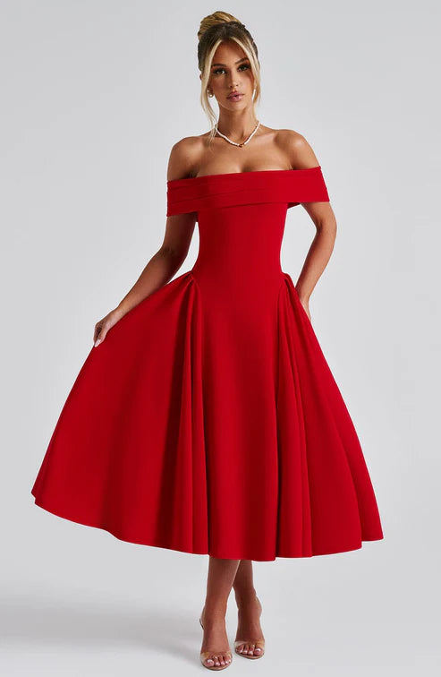 Yara Elegant Midi Dress