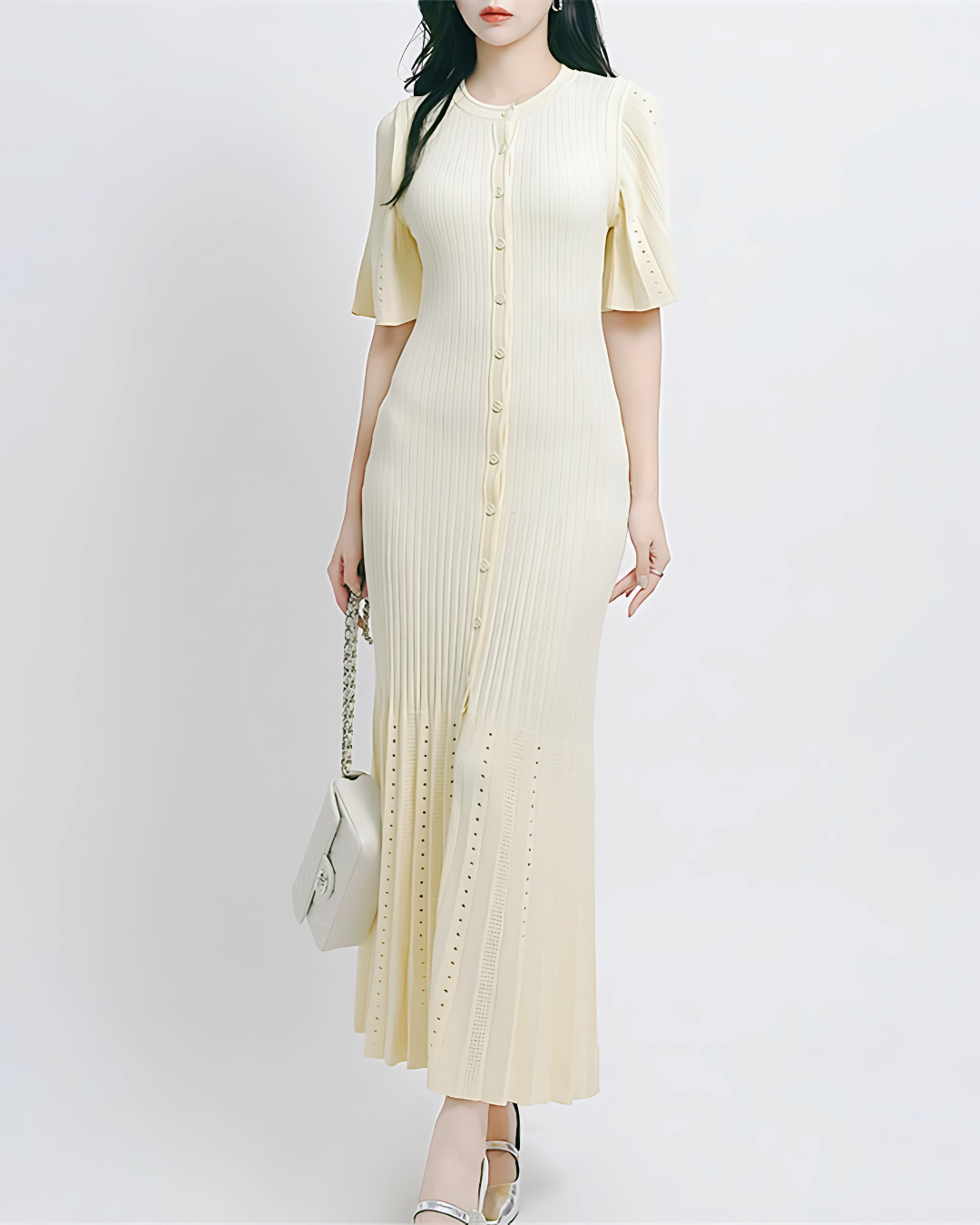 Sommerkleid - Offwhite